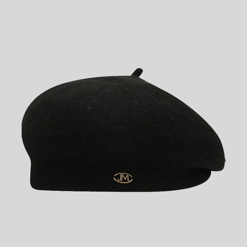 Young Ladies Casual Autumn Winter Stylish Solid Wool Berets Cap Warm Women's Beret for Daily Use