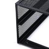Metal Mesh Computer Monitor Stand Monitor Stand with Storage Drawers for Office