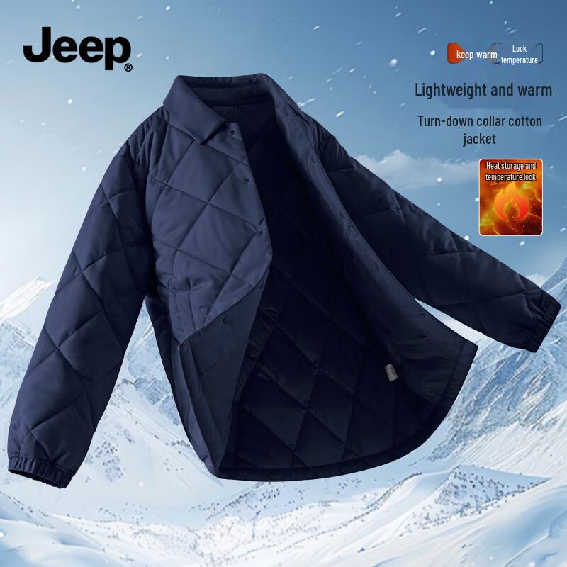 JEEP Men s Quilted Winter Padded Jacket