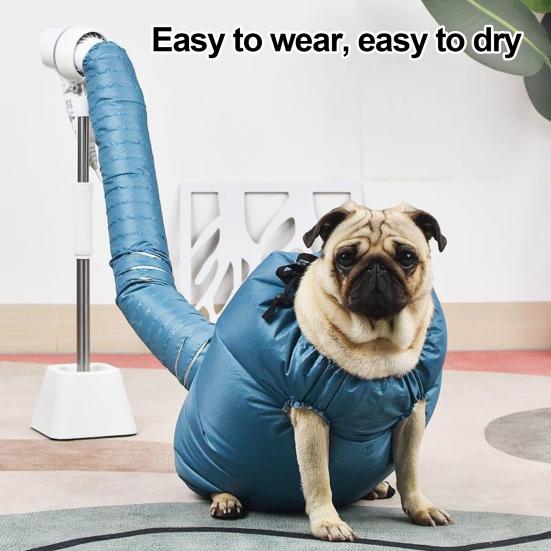 Torba do suszenia zwierząt psy narzędzie do szybkiego suszenia kompatybilne z suszarkami przenośna torba do suszenia sierści zwierząt dla małych średnich dużych puszystych psów i kotów