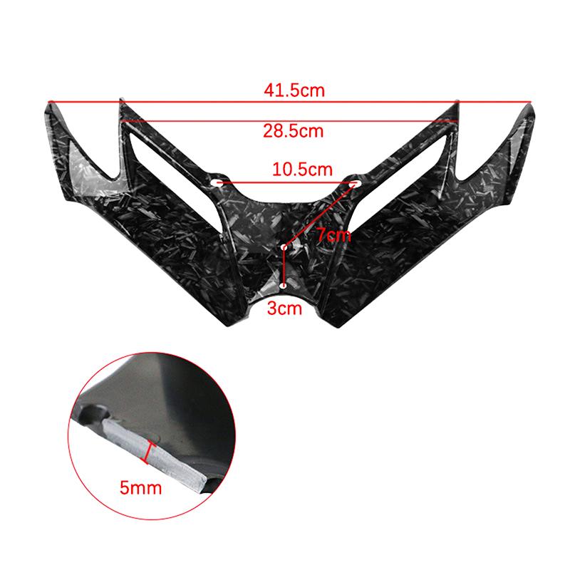 1 Piece For  Nmax155 Kawasaki Ninja 250 300 Gsx250R Cfmoto 250Sr Moto Front Fairing Winglets Aerodynamic Wing Deflector