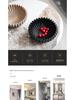 Nordic Style Grooved Ruffled Fruit Bowl Ornament - Creative Art Display for Model Room Decoration