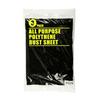 3 Piece Clear Plastic Dust Sheet