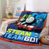 1pc Thomas Friends Thomas Way Flannel Blanket for Super Soft Cute Comfort Blanket for Travel Bedding Couch Sofa Blanket Y73019