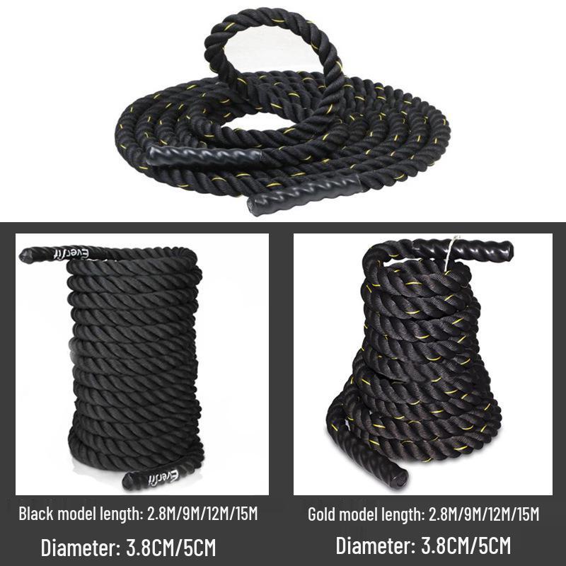 Giant Ring Professional UFC MMA Fitness Battle Rope for Explosive Power Training