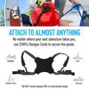 Elastic Tie Down Strap Featuring Rubber Grip and High Strength ABS for Secure Motorcycle Luggage Fastening on Rough Road