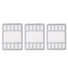 3PCS Rectangle Bead Mat Felt Beading Tray with Centimeter Alphabetic Scale for   Art Crafts Jewelry Making Bead Supplies