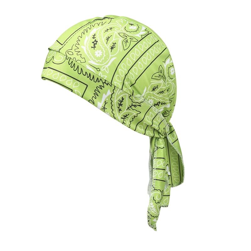 Men's Bandana Scarf Cycling Headscarf Handkerchief Head Outdoor Pirate Hat Motorcycle Printed Paisley Multi-Color Hip-Hop Dance
