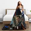 Jonathan Bailey Blanket  Camping Flannel Bedding Throws For Couch Bed Warm Soft Custom Quality Bedspread Gift