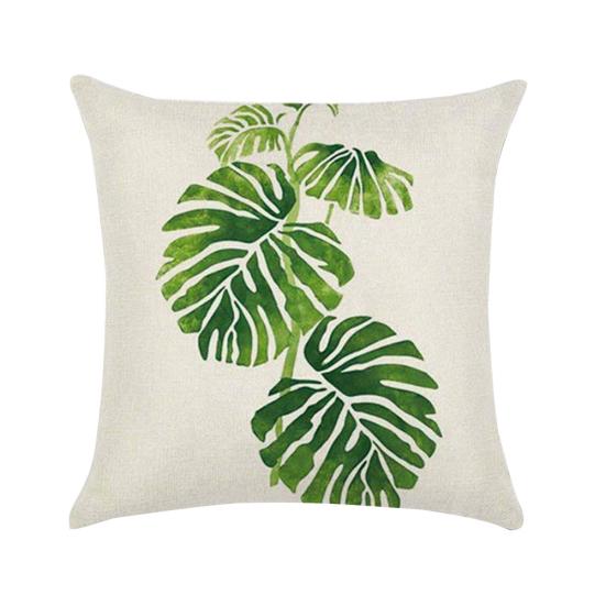 Monstera Leaf Square Povlečení na polštář Povlak na polštář Rozkládací pohovka Dekor do auta