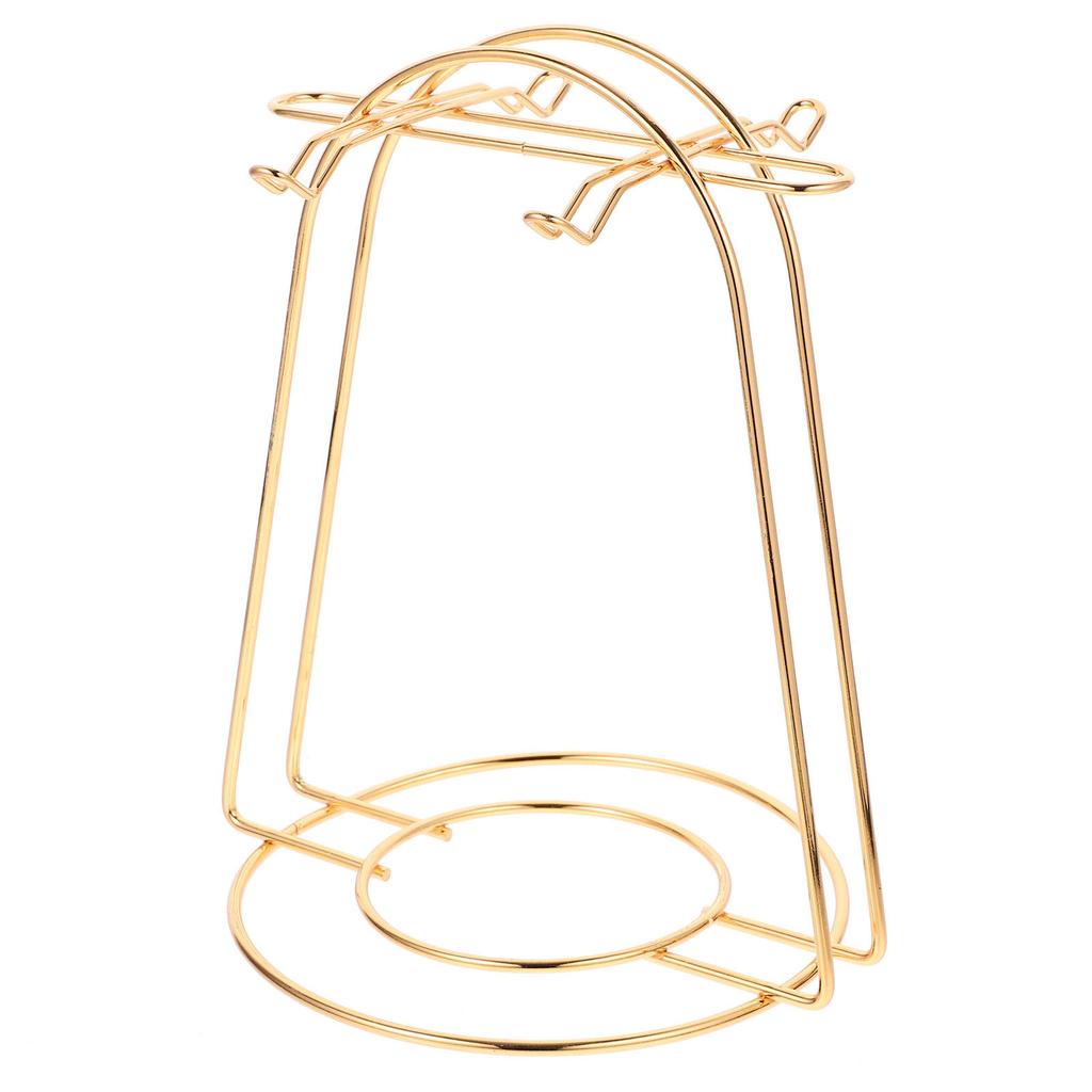 Mug and Saucer Draining Rack Iron Cup Holder Strong Loading Household Cup Bracket Compact Kitchen Organizer Easy Cleaning