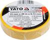 Electrical insulating tape 15mmx20mx0.13mm yellow YT-81594 YATO