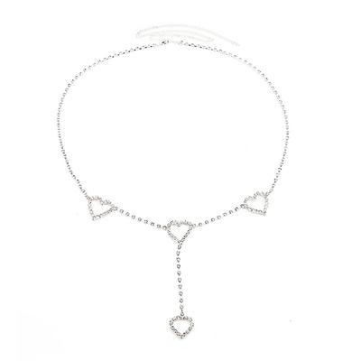 Women Waist Chain Portable Stylish Heart Shape Replacement Decorative Fashionable Swimwear Pendant Jewelry Birthday Gift