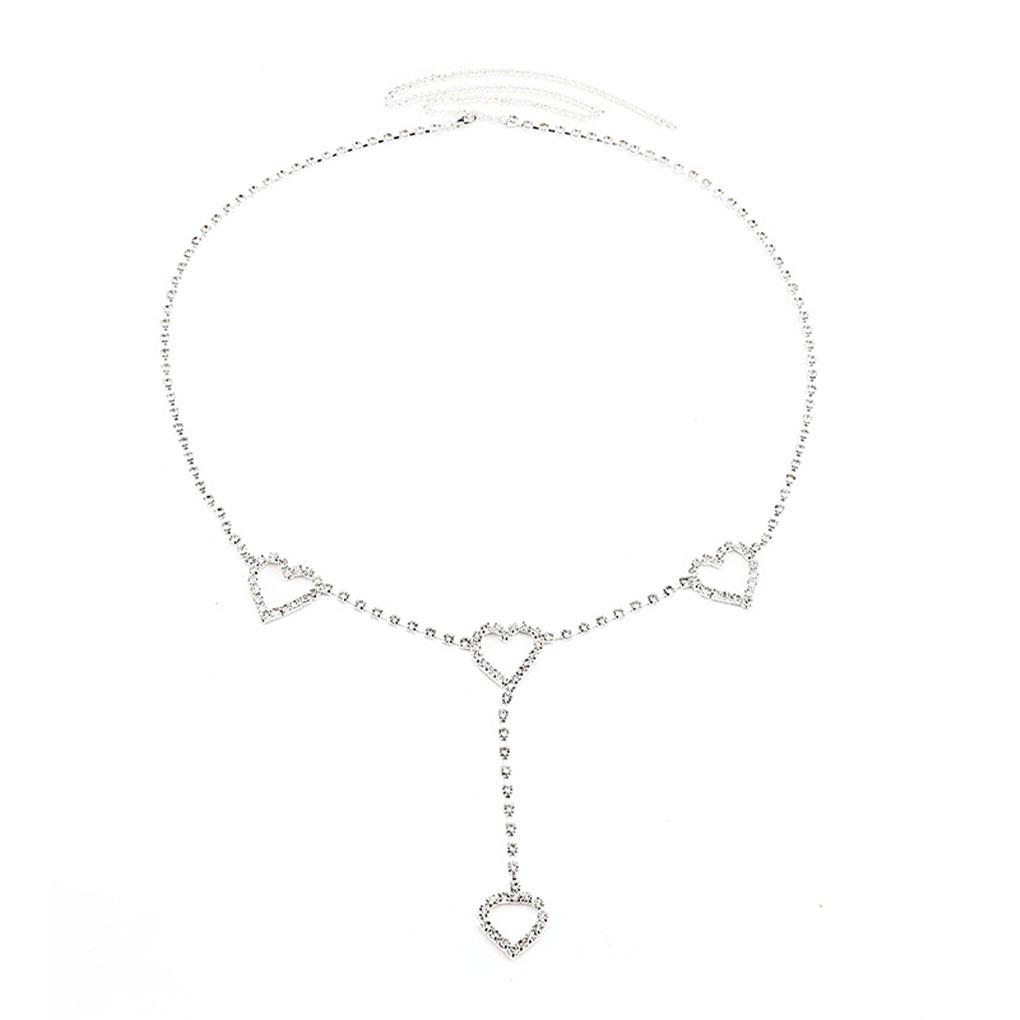

Women Waist Chain Portable Stylish Heart Shape Replacement Decorative Fashionable Swimwear Pendant Jewelry Birthday Gift