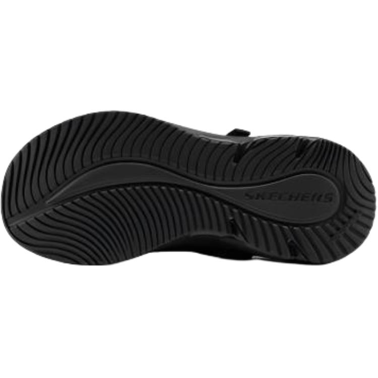 Skechers Girls Comfortable Fashion Versatile Durable Low-Top Kids Running Shoes Kids Sneaker Black 302644L-BBK