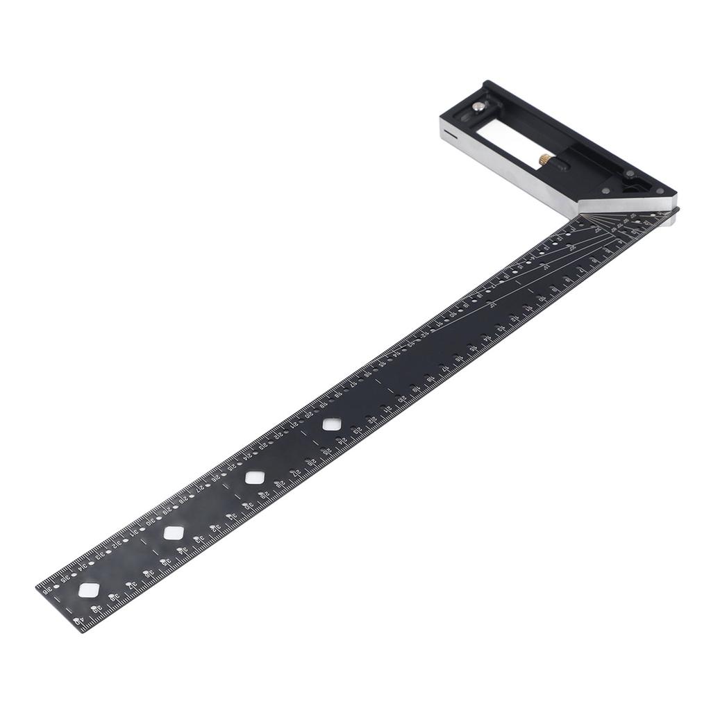 Mehrwinkel-Messlineal 40cm 16in 45 90 Grad Kombinations-Winkelmesser Professionelles Holzbearbeitungs-Anreißlineal