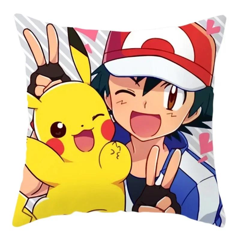 Cartoon Throw Pillow Covers Living Room Decoration Printed Sofa Cushion Cover Polyester Soft Pillowcase