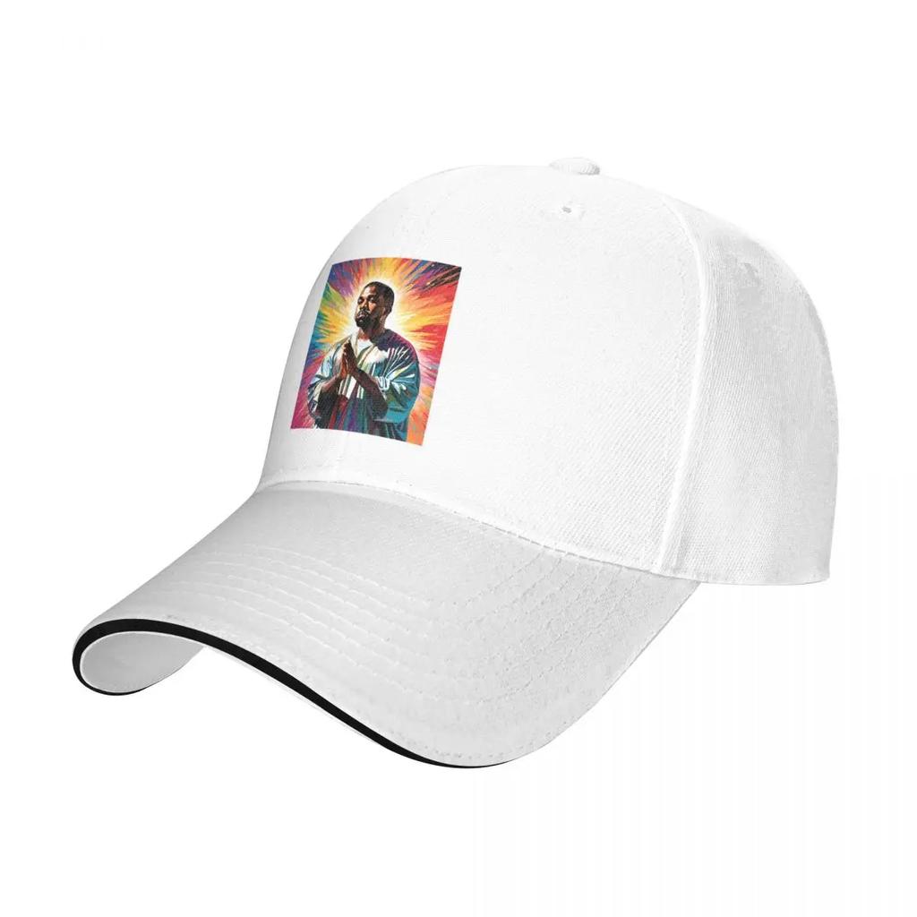 Pilgrim And Faith Kanye West Baseball Caps Fashion Meme Hip Hop Rap Style Sandwich Caps Men Women Breathable Caps Hat Sport