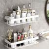 1-3pcs Kitchens Accessories No Punching Required For Kitchen Storage Organization Bathroom Spice Rack Organizer Organizing Shelf