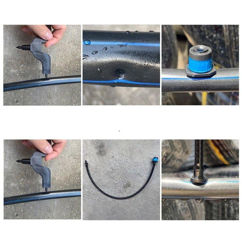 100Pcs Adjustable Garden Sprinkler Full Circular Spray Nozzle Mushroom Dripper Watering Tool