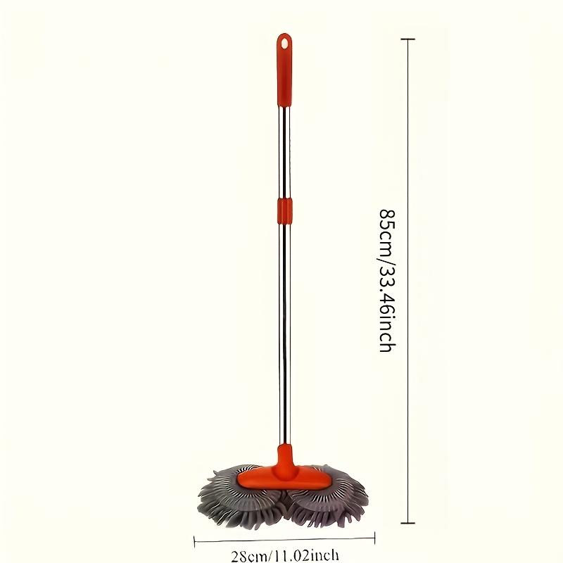 Adjustable Long Handle Chenille Microfiber Car Wash Brush, Soft No Scratch Heavy Duty Cleaning Mop Multi Surface Vehicle Detailing Tools