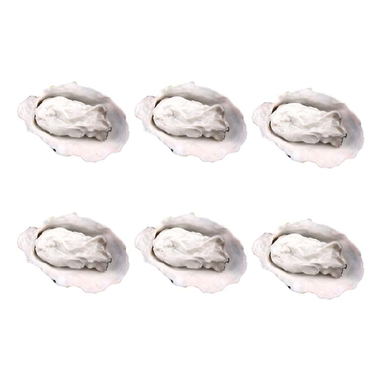 

Artificial Grilled Oysters Model Realistic Fake Seafood Model Grilled Scallops Model for Kitchen Display, Decorations