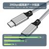 USB-C & USB-C Cable 3m LpoieJun [100W PD Compatible/USB 3.2 Gen 2x2-20Gbps Data Transfer] PD3.0/QC3.0 Ultra Fast Charging 4K/60Hz Video Output Ultra D