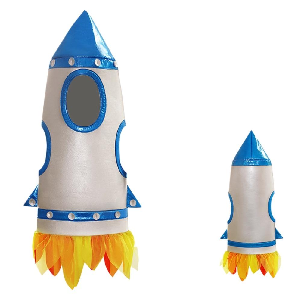 Astronaut Outfit Children Rocket Spacesuit Halloween Costume Set  Children's Day