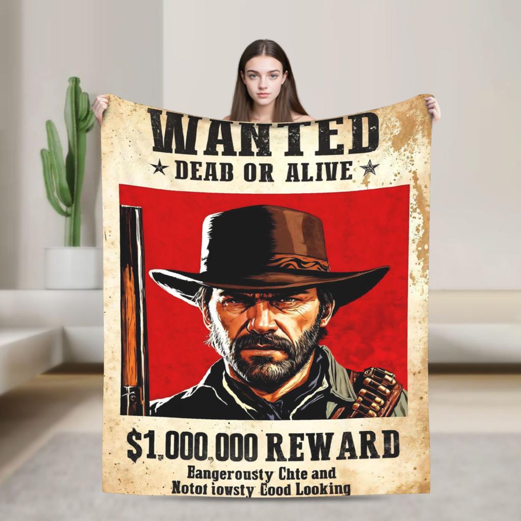 Arthur Morgan Blanket Multi-size Cozy and Lightweight Throw Blankets for Sofa Couch and Bed