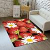 Strawberry Series Carpet for Living Room Decoration Home Sofa Coffee Table Area Rugs Non Slip Bedroom Hallway Floor Mat Washable