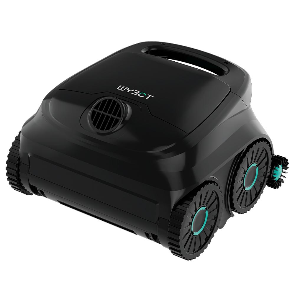 WYBOT B1 Pulitore Robotico Senza Fili per Piscina, Pulizia Completa della Piscina, Spazzola per Bordi e Angoli, Spazzola Quad-Rullo, Autonomia 120 min
