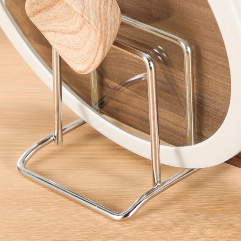 1/3/5 Stück Platzsparender Edelstahl-Topfdeckel- und Schneidebretthalter-Kombination Robuster Arbeitsplattenständer Küchenorganisator