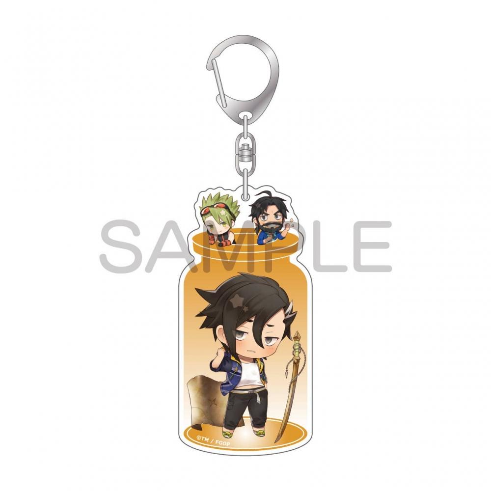 Fate Grand Order Acrylic Keychain Rider  Mandricardo  Summer Sportswear 
