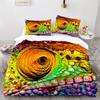 Lizard Duvet Cover Set Desert Wildlife Animal Pattern Comforter Cover King Queen Size for Adults Teens Animal Lovers Bedding Set