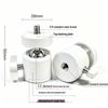 360° Rotating Metal Ball Head for Photography Tripods with 1/4 Interface