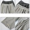 GMXIA Pantaloni e capri a vita alta con stampa casual in tinta unita alla moda da donna