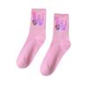 Kpop Demon Hunters Letter A-Z Socks Gentle Thick Warm Student Outdoor Sports Cold Season Warmth Girls Mid-Calf Children's Birth Date Present