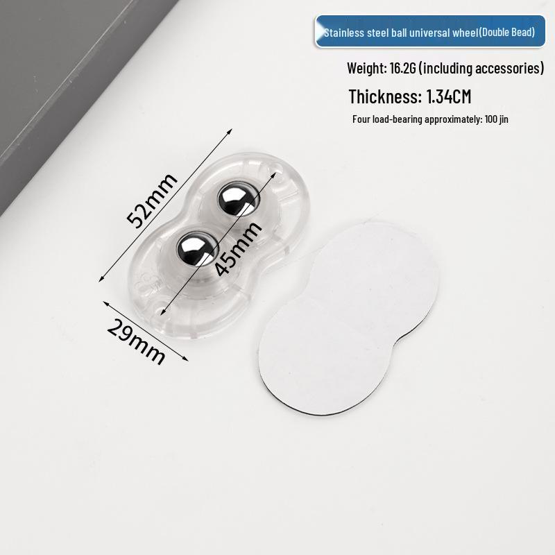 Cicha Samoprzylepna Podstawa Mobilna: Uniwersalne kółko bez wiercenia z pogrubionym łożyskiem kulkowym do użytku domowego