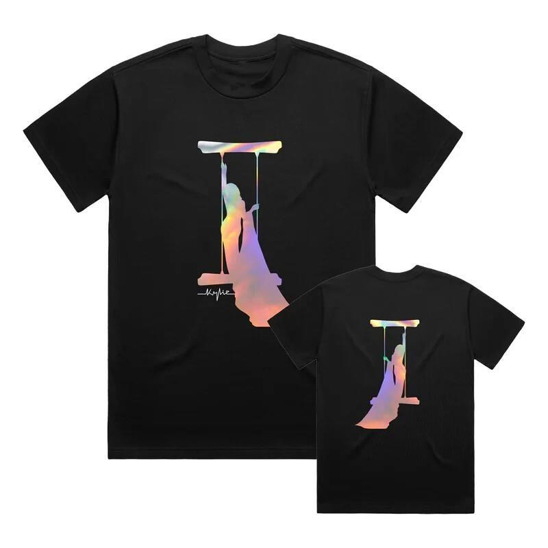 

SALEKylie Minogue Tension II Foil Print Tee Tour Unisex T-Shirt All Size Unisex T-Shirt XXXL