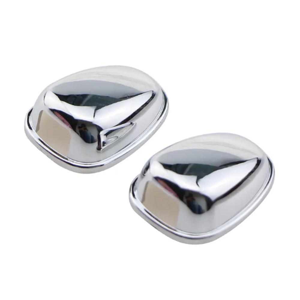 

2Pcs per set ABS Chrome Wiper Waterproof Nozzle Protection Adhesive Cover for Peugeot 208 2008 2014 - 2019 accessories