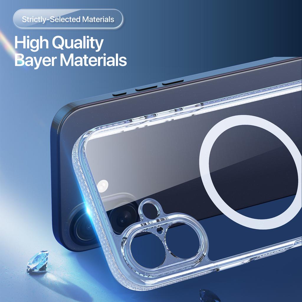 For iPhone 17 Back Cover DUX DUCIS Clin Series Clear Phone Case Compatible with MagSafe