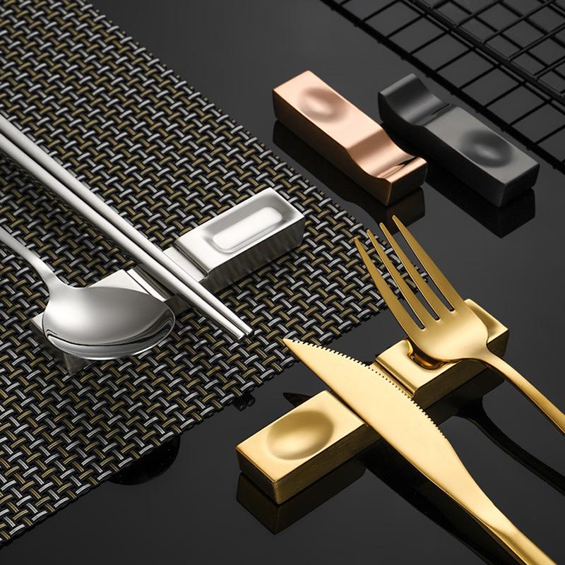 1 Stück 304 Edelstahl Messer Gabel Löffel Besteckhalter Japanische Essstäbchenablage Essstäbchenhalter Geschirrgestell Küche