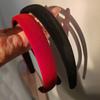 2pc European and American Red Black Velvet Headband Women Girls Hair Bands Elegant Hairband for Holiday Party Hair Accessories
