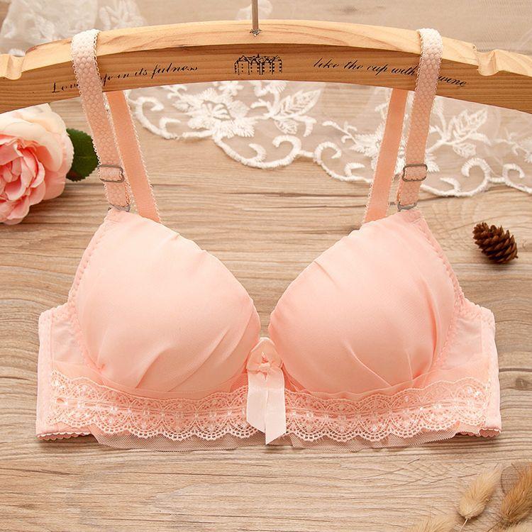 Push Up Bras For Women Solid Underwear Female Brassiere Girls Simple Bras