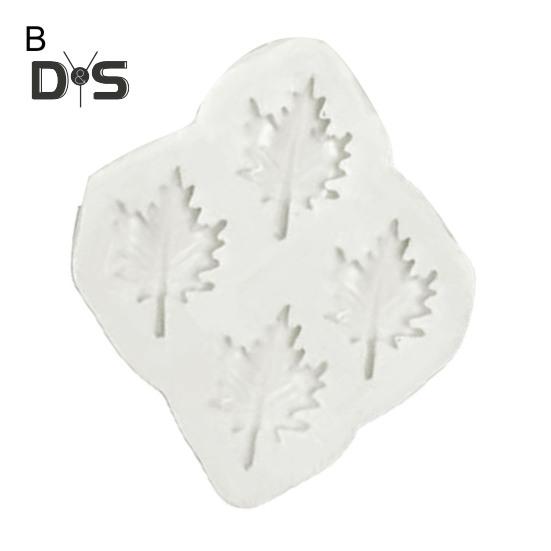 Food Grade Chocolate Mold Heat Resistant Silicone Leaf Shaped Handmade Cake Pastry Mold Baking Tool Kitchen Supplies
