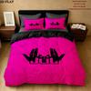 Jul C'Est Pas Des Lol Pattern Bedding Quilt Set Quilt Cover Pillowcase Home Birthday Gift(1 * duvet cover + 2 * pillowcase, without core)