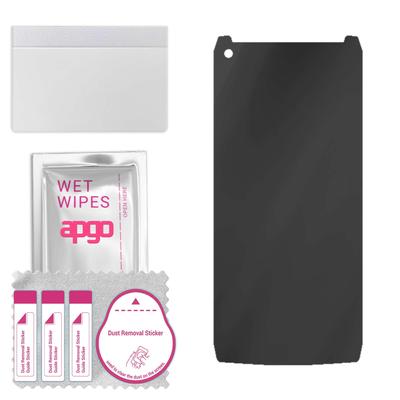 apgo Sticlă hibridă mată de confidențialitate compatibilă cu Ulefone Power Armor 13, sticlă nano flexibilă, înlocuitor excelent pentru sticlă securizată, zgârieturi-