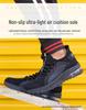 Flyknit Wear-resistant Steel Toe Safety Shoes: Anti-smash & Anti-puncture, Universal Work Shoes for All Seasons.