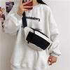 Banana Pouch Contrast Color Chest Bag Half Moon Bag Fanny Packs Crossbody Waist Pack Large Capcity Running Waist Pouch