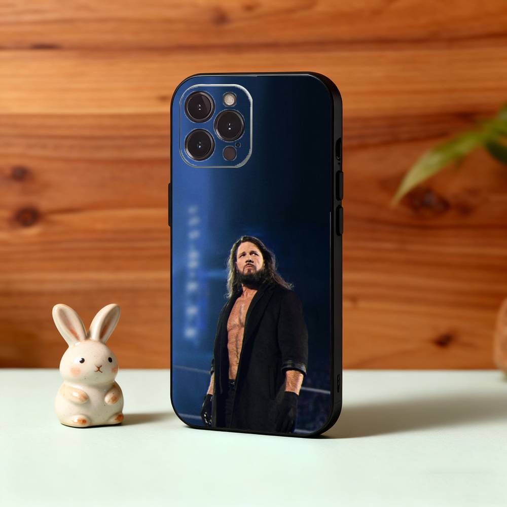 Charismatic A-AJ S-Styles Phone Case For iPhone17,16,15,14,13,12,Plus,Pro Max, 5G Others Soft Black Cover